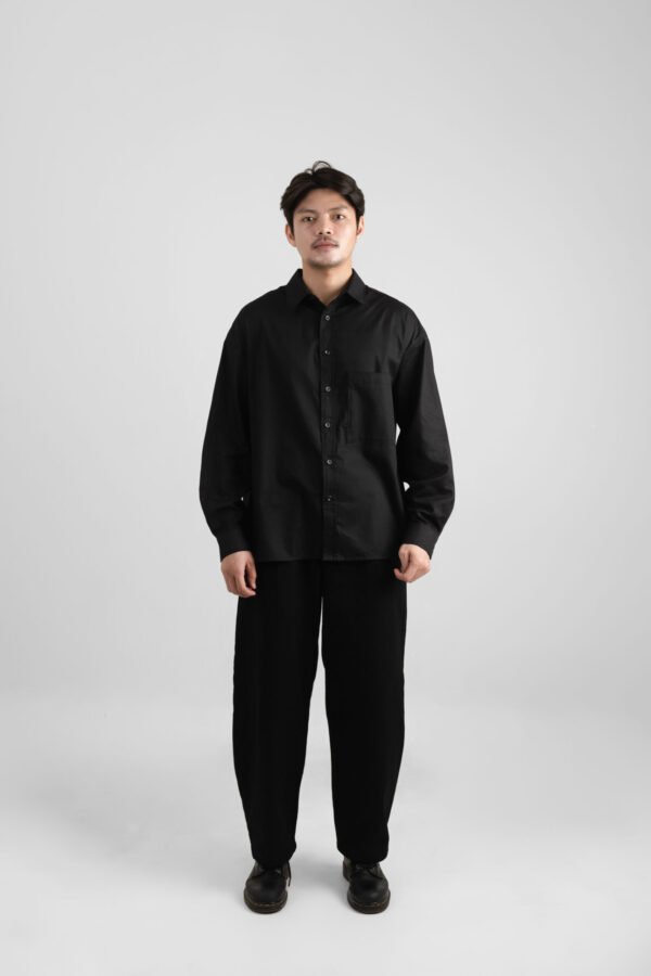 LIBRE - Kemeja Panjang Boxy Unisex Cotton Twill