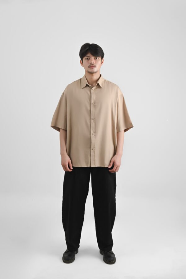 NUMA - Kemeja Pendek Oversize Unisex Viscose Twill