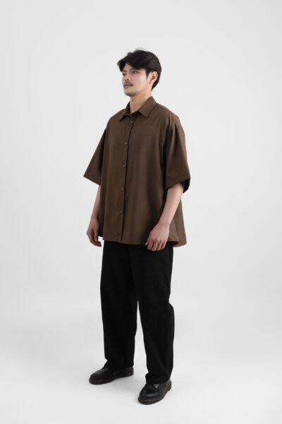 NUMA - Kemeja Pendek Oversize Unisex Viscose Twill